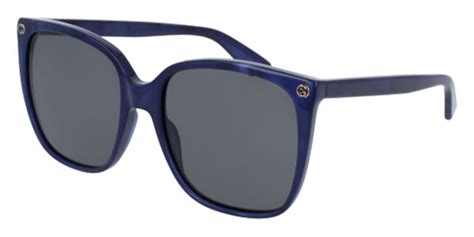 gucci gg0022s 005 blue|gucci wide high bridge fit.